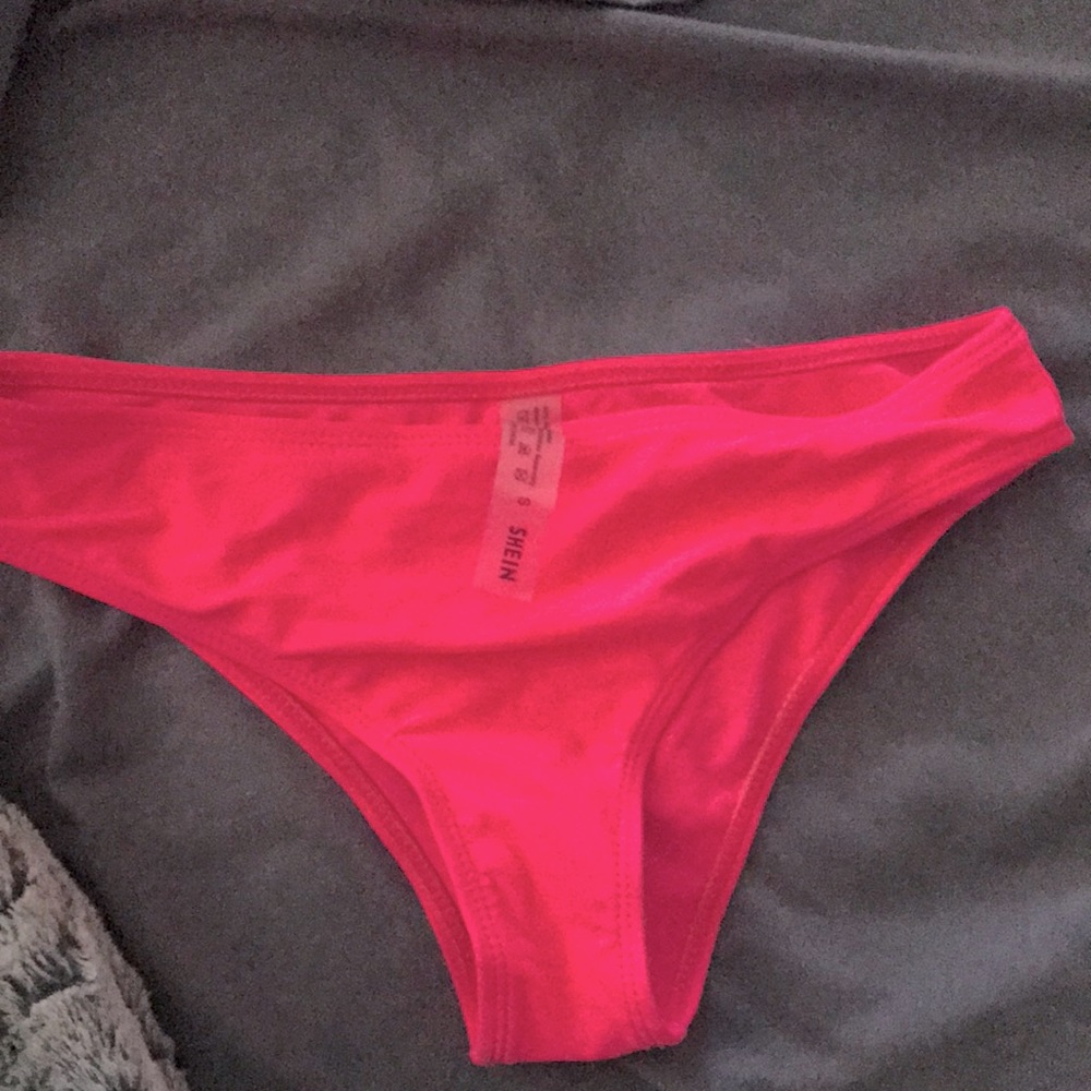 Hot pink bikini bottoms